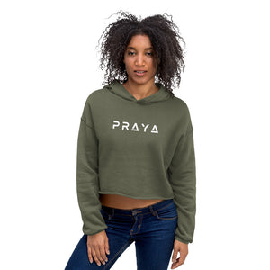 PRAYA women's Crop Hoodie